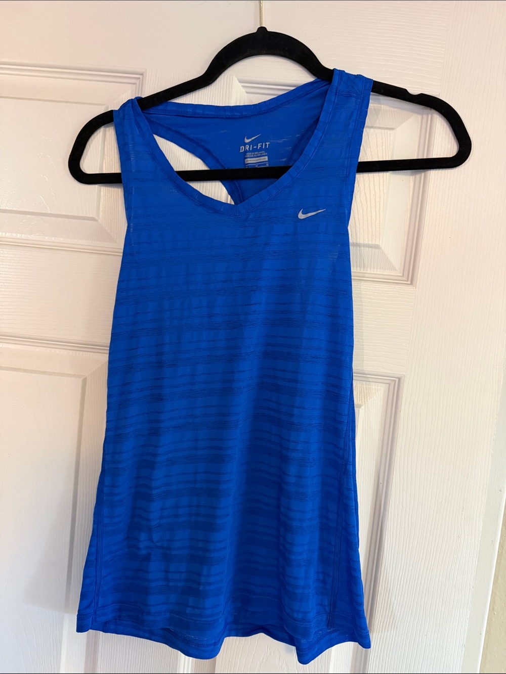 Nike Women's Bright Blue Dri-FIT Racerback Tank